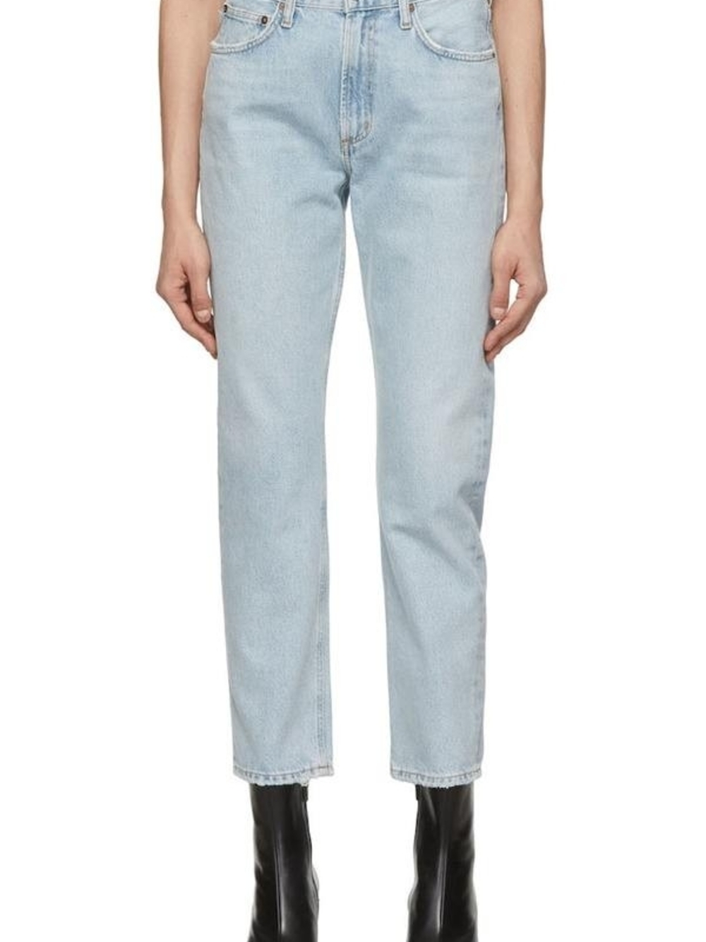 NWT Agolde Mia Jeans Mid Rise Straight - Scene Size 29